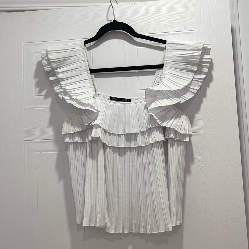 WHITE ZARA TOP